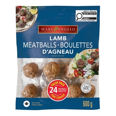Marcangelo Lamb Meatballs Value Pack 600 g, $2.50/100g