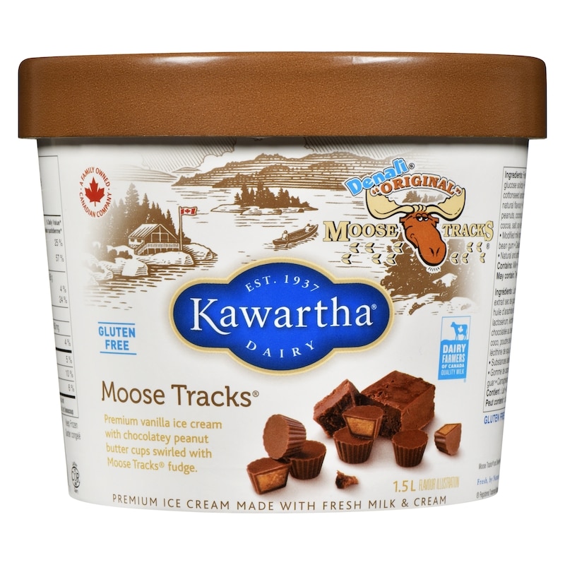 Premium Ice Cream Made With Fresh Milk & Cream Moose Tracks