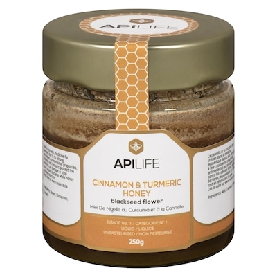 Apilife Honey, Cinnamon & Turmeric 250 g, $7.20/100g