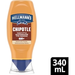 Hellmann’s Vinaigrette mayonnaise Chipotle doux 340 ml, 1,76 $/100ml