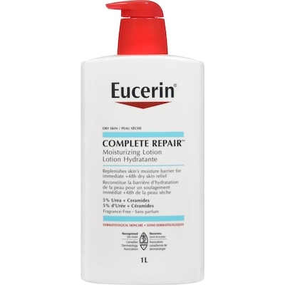Eucerin Complete Repair Moisturizing Lotion Dry Skin 1 l, $4.00/100ml