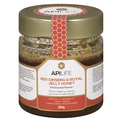 Apilife Red Ginseng & Royal Jelly Honey Blackseed Flower Liquid 250 g, $7.60/100g