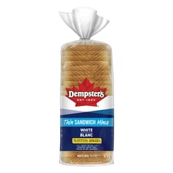 Dempster's White Thin Sandwich Bread 675 g, $0.67/100g