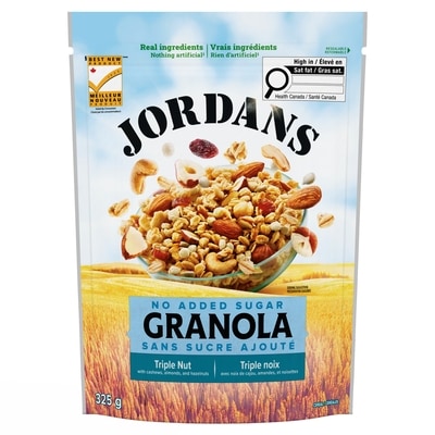 Jordan’s Granola Triple noix sans sucre ajouté  325 g, 1,69 $/100g