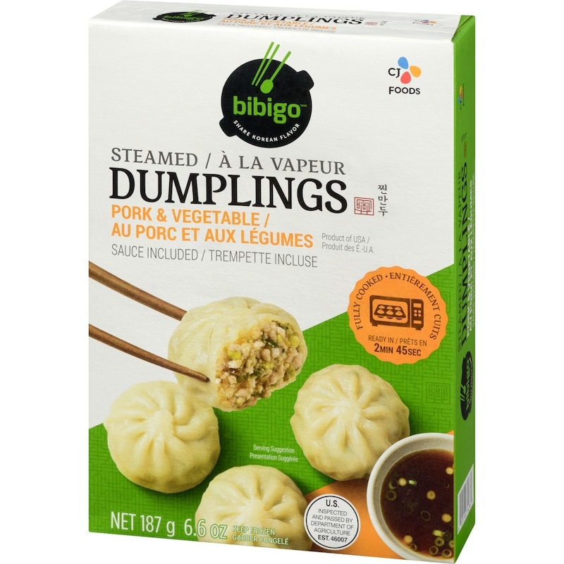 Dumplings Steamed Pork & Vegetable