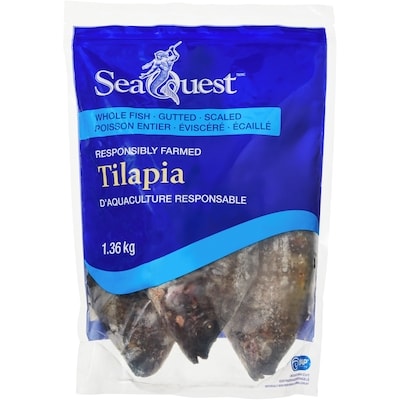 SeaQuest Tilapia entier 1.36 kg, 0,88 $/100g