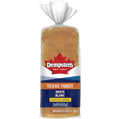 Dempster’s Pain blanc à sandwich Texas Toast 675 g, 0,74 $/100g