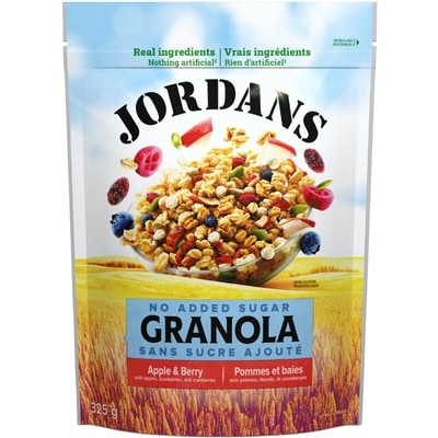 Jordans No Added Sugar Apple & Berry Granola 325 g, $1.84/100g