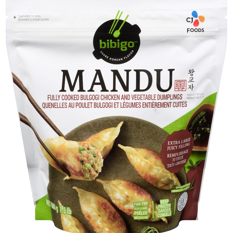 Mandu Fully Cooked Bulgogi Chicken And Vegetable Dumplings