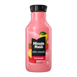 Minute Maid Zero Sucre Limonade aux fraises Bouteille 1.54 l, 0,24 $/100ml