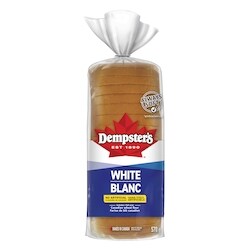 Dempster’s Pain blanc 570 g, 0,58 $/100g