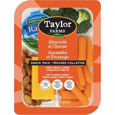 null Almonds and Cheese Snack Tray 184 g, $2.17/100g