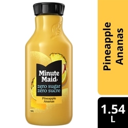 Minute Maid Zero Sucre Ananas Bouteille 1.54 l, 0,36 $/100ml