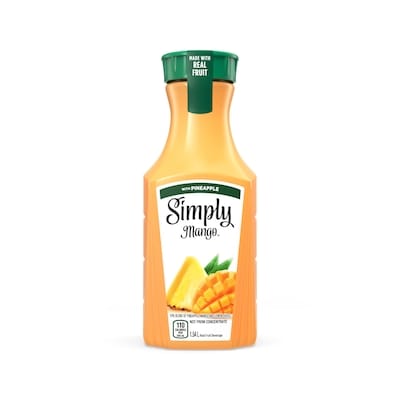 Simply Juice Mango with Pineapple Bottle 1.54 l, $0.42/100ml