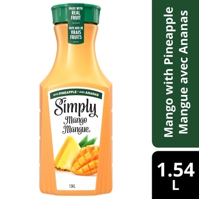 Simply Jus Mangues Avec Ananas Bouteille 1.54 l, 0,42 $/100ml