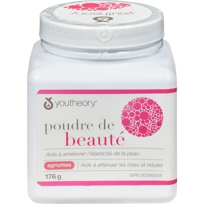 Youtheory Poudre de beauté agrumes 176 g, 13,63 $/100g