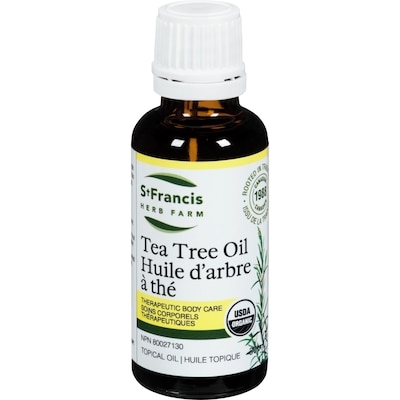 St Francis Herb Farm Topical Oil Tea Tree Oil 30 ml, $53.30/100ml