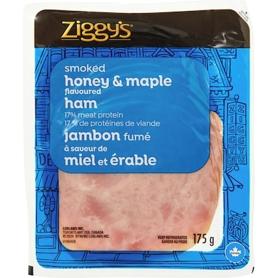 Ziggy's Smoked Honey Maple Ham 175 g, $2.29/100g