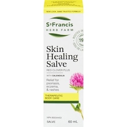 St Francis Herb Farm Therapeutic Body Care Skin Healing Salve 60 ml, $41.65/100ml