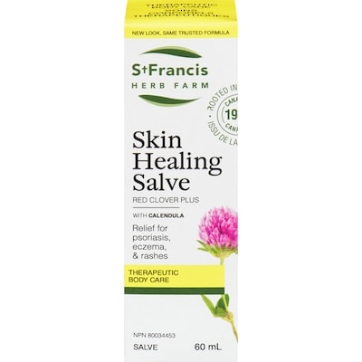 St Francis Herb Farm Therapeutic Body Care Skin Healing Salve 60 ml, $41.65/100ml