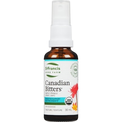 St Francis Herb Farm Canadian Bitters Spray Tincture Maple 30 ml, $66.63/100ml