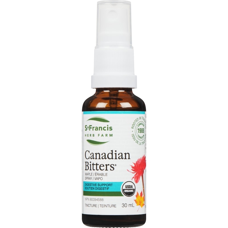 St Francis Herb Farm Canadian Bitters Spray Tincture Maple - 30 ml