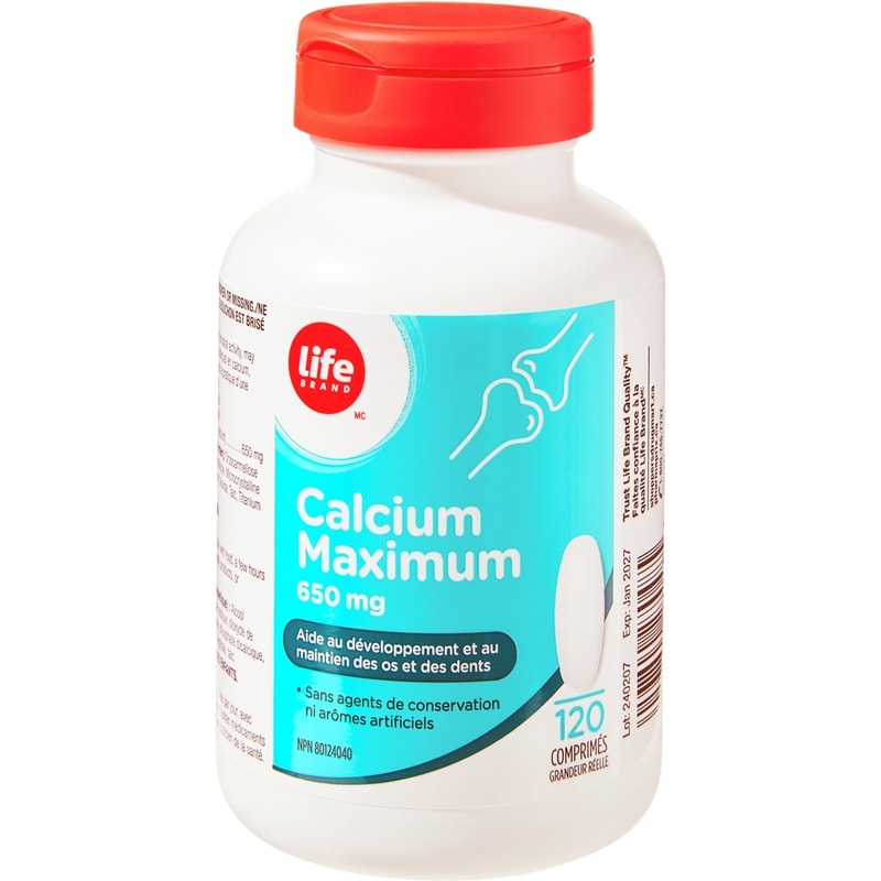 Maximum Calcium 650 mg 120 Tablets