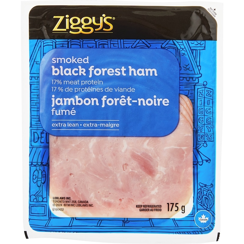 hamページ Ziggy's Smoked Black Forest Ham Slices - 175 g | Zehrs
