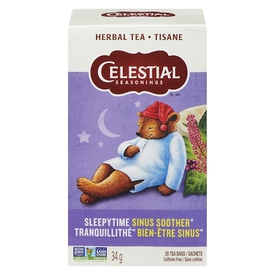 Celestial Seasoning Tisane tranquillithé bien-être sinus 1 ea, 6,99 $/1ch