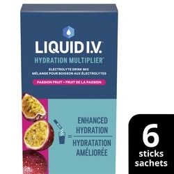 Liquid I.V Electrolyte Drink Mix Passion Fruit with Vitamins 6 ea, $2.42/1ea