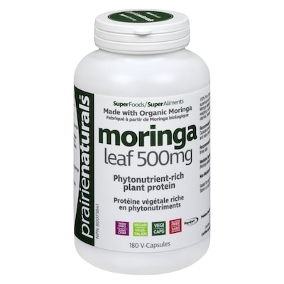 Prairienaturals Superfoods Moringa Leaf 500 Mg 180 ea, $0.17/1ea