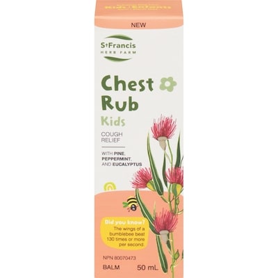 St Francis Herb Farm Chest Rub Balm Kids 50 ml, $51.98/100ml