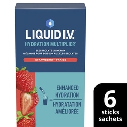 Liquid I.V Electrolyte Drink Mix Strawberry with Vitamins 6 ea, $2.75/1ea