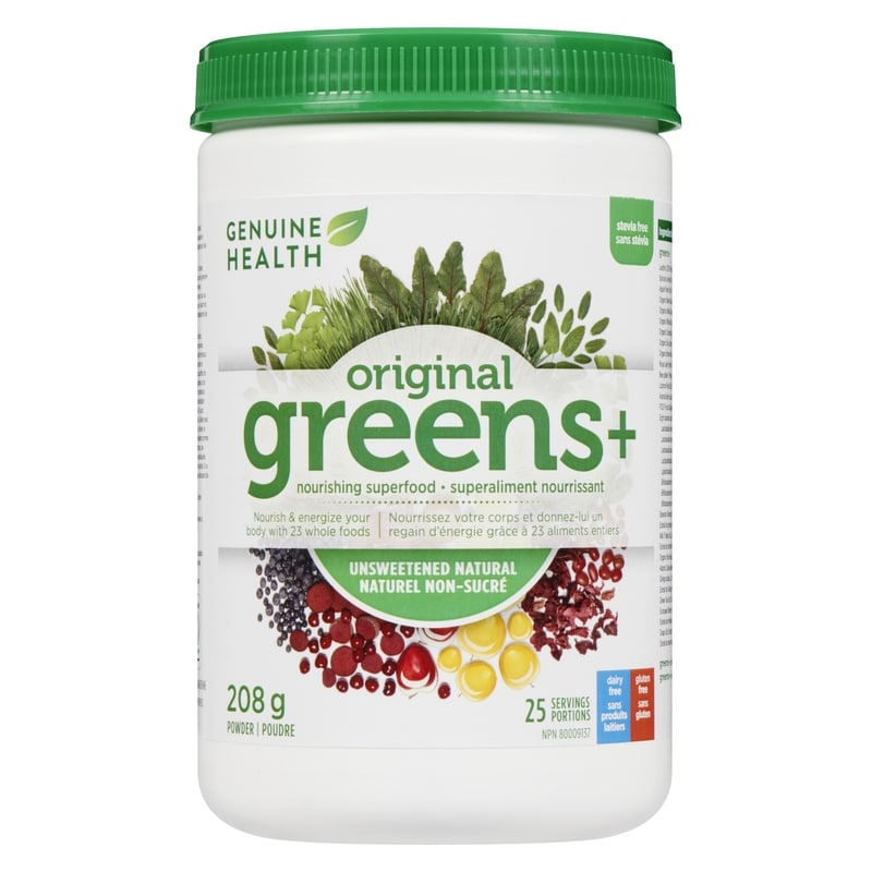 Nourishing Superfood Powder Original Greens+ Unsweetened Natural