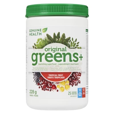 Superaliment nourrissant poudre original greens+ fruits tropicaux