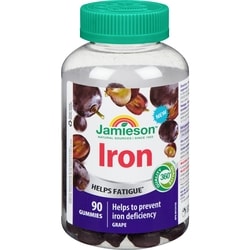 Jamieson Iron Gummies 90 ea, $0.27/1ea