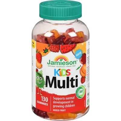Jamieson Gummies Kids Multi Mixed Fruit 130 ea, $0.19/1ea