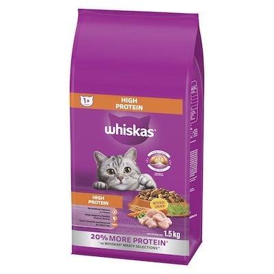 Adult Dry Cat Food High Protein With Real Chicken