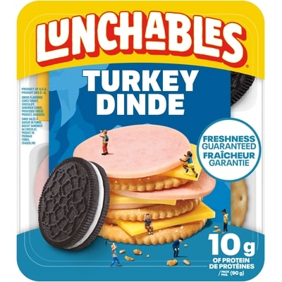 Lunchables Turkey 90 g, $5.00/100g