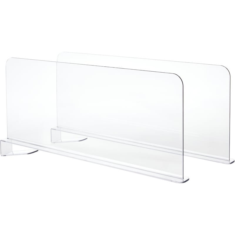 Multipurpose Shelf Divider 2 Piece Set