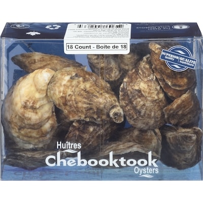 Chebooktook Live Farm Raised Atlantic Oysters In Shell 690 g, $4.82/100g