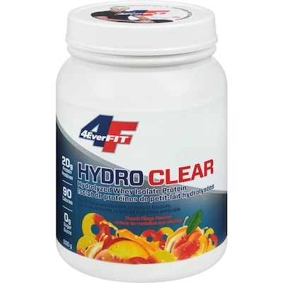 Prairienaturals Hydro Clear Hydrolyzed Whey Isolate Protein Peach Rings Flavour 500 g, $14.00/100g