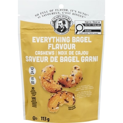 Pear's Snack Everything Bagel Flavour Cashews 113 g, $8.40/100g