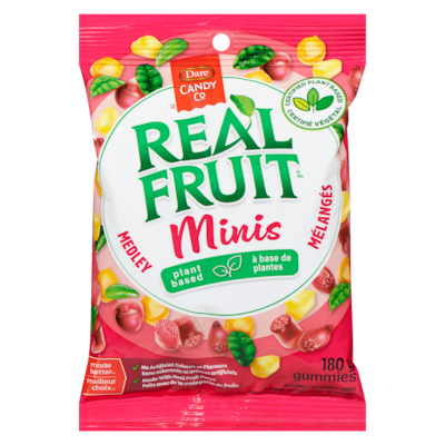 Dare Bonbons naturellement aromatisés minis mélangés gummies 180 g, 1,49 $/100g