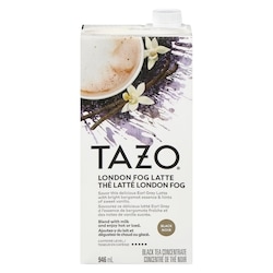 Black Tea Concentrate London Fog Latte