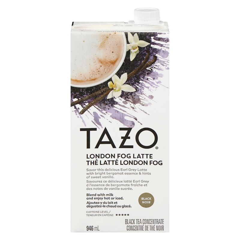Black Tea Concentrate London Fog Latte