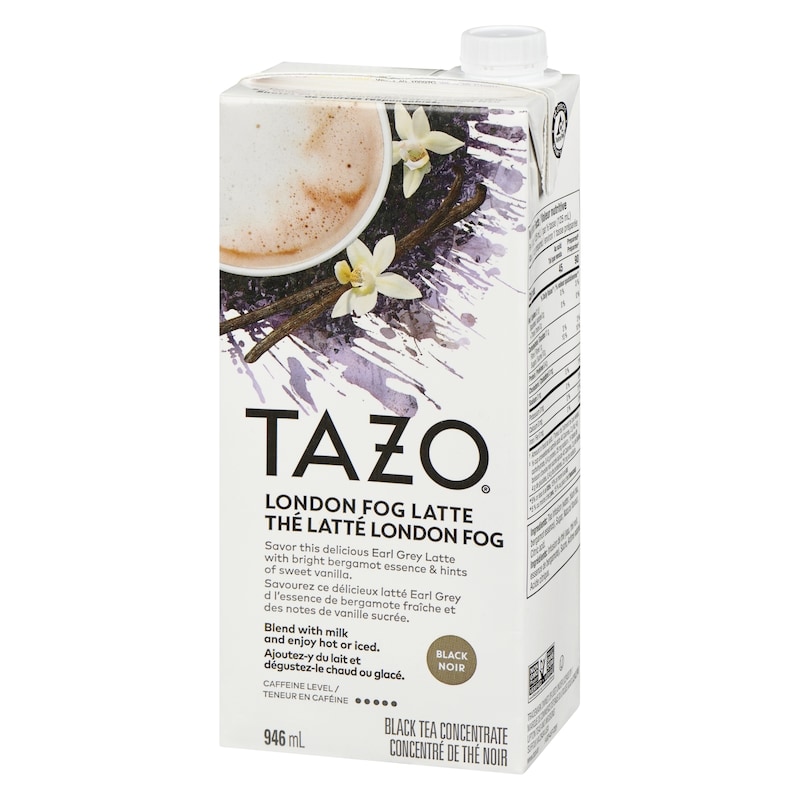 Black Tea Concentrate London Fog Latte