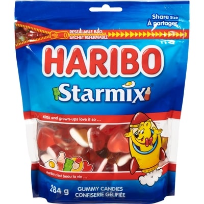 Haribo Confiserie gélifiée starmix à partager 284 g, 2,11 $/100g