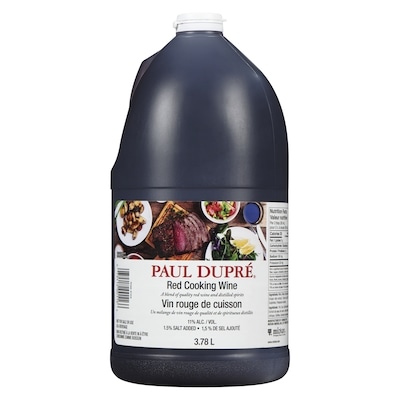 Paul Dupre Vin rouge de cuisson 3.78 l, 0,56 $/100g