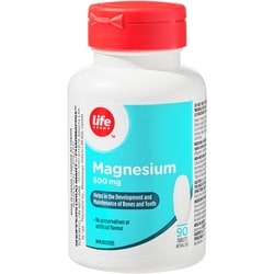 Life Brand Magnesium 500 mg 90 Tablets 90 ea, $0.11/1ea